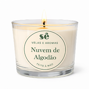 VELA AROMÁTICA NUVEM DE ALGODÃO