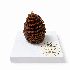 VELA DECORATIVA PINHA