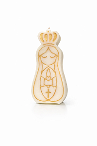 VELA DECORATIVA NOSSA SENHORA APARECIDA