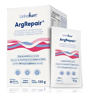 ArgRepair Caixa com 10 sachês de 13g - Linhahum