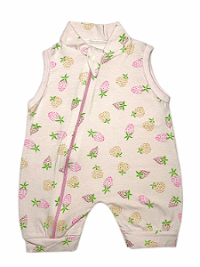 Macacão Regata c/ zíper Estampado Menina Cotton - unidade