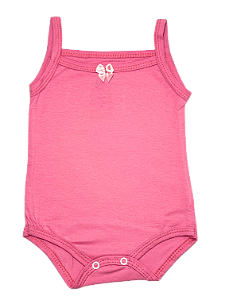 Body Alça Fina Liso Menina Cotton - unidade