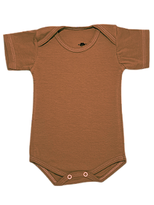 Body Meia Manga Liso Menino Cotton - unidade