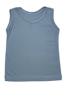 Camisa Regata Lisa Menino Cotton 123- unidade