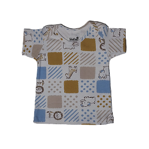 Camisa Meia Manga Estampada Menino Cotton 123 - unidade