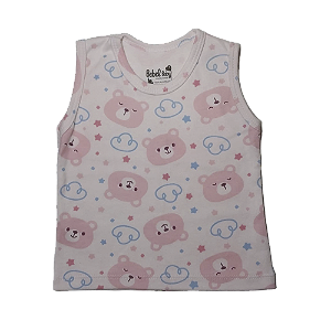 Camisa Regata Estampada Menina Cotton 123 - unidade