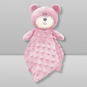 Naninha Laço Bebê - Urso Rosa
