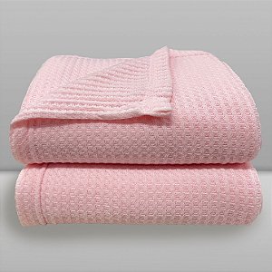 Manta Termo Cubes - Rosa Baby