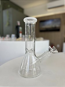 BONG DE VIDRO 20CM ICE - Branco