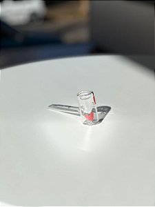 Pipe OIKOS vidro Coração Rosa