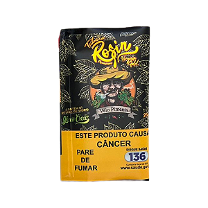 Tabaco Rosin Premium Blend + Piteira de Vidro 25g Véio Pimenta