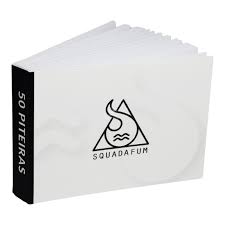 Piteira De Papel Branca Large 50 Tips Squadafum