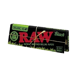 Seda Black Organic Hemp Papers 1.1/4 50un RAW