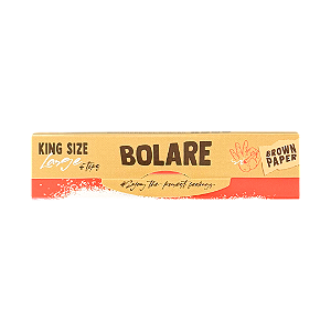 Seda De Papel + Piteira King Size Large Brown 32un Bolare