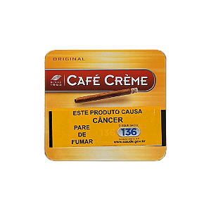 Cigarrilha Original 77×8mm 10un Lata Café Crème