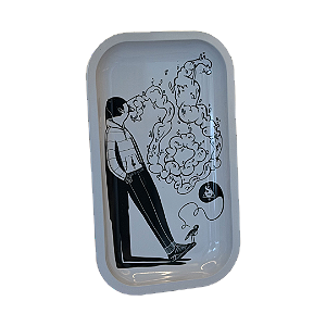 Bandeja de Metal Grande 16 × 27 cm Squadafum Alex Senna