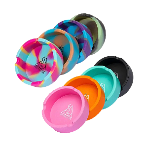 Cinzeiro Redondo de Silicone Squadafum