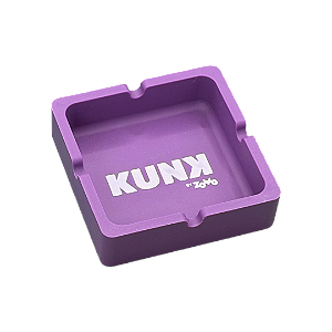 Cinzeiro Quadrado Grande de Silicone Roxo Kunk