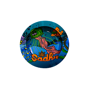 Cinzeiro de Metal Redondo 14 cm Sadhu