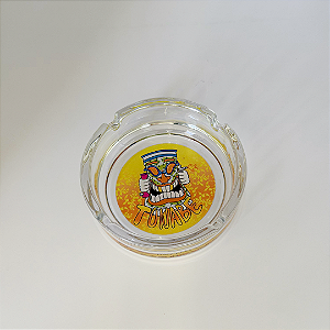 Cinzeiro de Vidro Redondo 10,5 cm Tonabê