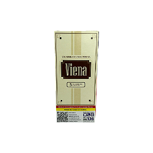 Cigarrilha Viena com Piteira - Petaca com 5