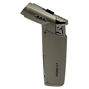 Isqueiro Maçarico Honest 1 Chama BCZ3028G Grafite