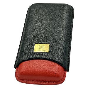 Porta Charuto Guevara Couro 3 Charutos RAG-3213B