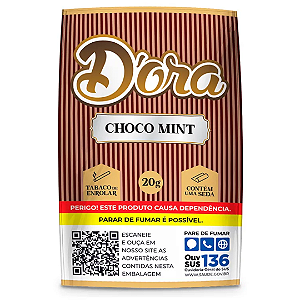 Tabaco para Enrolar Choco Mint 20g D’ora com Seda 1/4