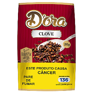Tabaco para Enrolar Clove 20g D’ora com Seda 1/4