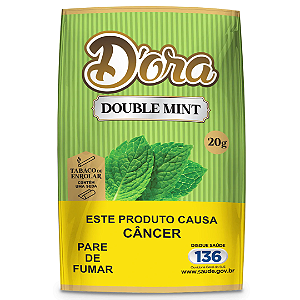 Tabaco para Enrolar Double Mint 20g D’ora com Seda 1/4