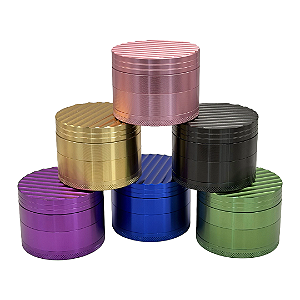 Dichavador Metal Alumínio 4 Partes 65x48mm