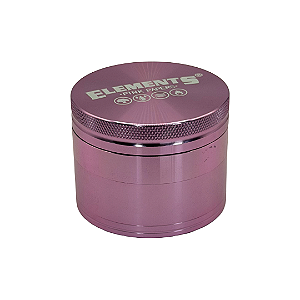 Dichavador Alumínio Grinder 4 Partes 60x47mm Pink Elements