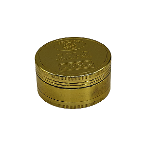 Dichavador Metal Gold 3 Partes 60x30mm