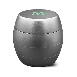 Dichavador Alumínio Design 4 Partes 50x35mm Mascotte