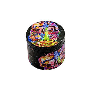 Dichavador Metal Rick and Morty 4 Partes 40x35mm