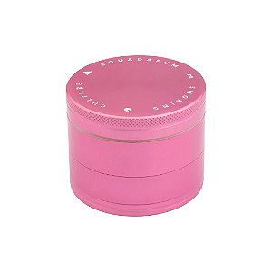 Dichavador Alumínio Pro 4 Circle 4 Partes 56x45mm Rosa Squadafum