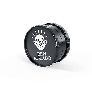 Dichavador Policarbonato Preto 3 Partes 40x25mm Bem Bolado