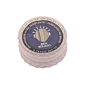 Dichavador Policarbonato Transparente 3 Partes 60x25mm Bem Bolado