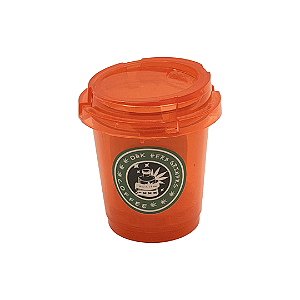 Dichavador Plástico Mini com Pote Vermelho 2 Partes 45x50mm DK