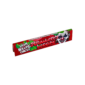 Seda De Papel King Size Strawberry Bloody 33un Lion Rolling Circus (Morango)