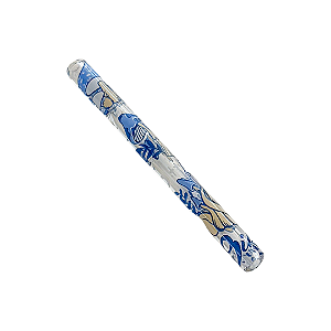 Piteira De Vidro Longa 70x6mm Full Print Oikos Cogumelos