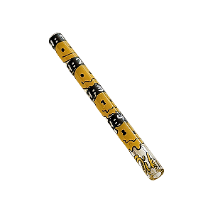 Piteira De Vidro Longa 70x6mm Full Print Oikos Smiles