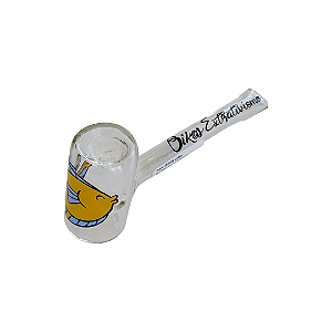 Pipe De Vidro 12cm Oikos Peixe Amarelo