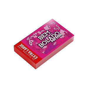 Piteira De Papel Pop Pink Extra Large 50 Tips Bem Bolado