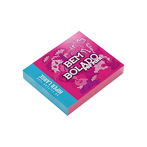 Piteira De Papel Pop Pink Hiper Large 50 Tips Bem Bolado