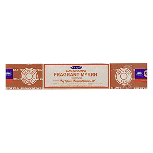 Incenso de Massala Satya Nag Champa Fragrant Myrrh 15g