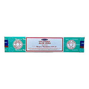 Incenso de Massala Satya Nag Champa Aloe Vera 15g