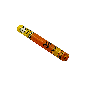 Piteira de Vidro Média 50x4mm Simpsons Art Bong