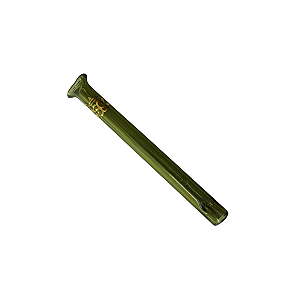 Piteira de Vidro 72x6mm Verde Santo Sopro