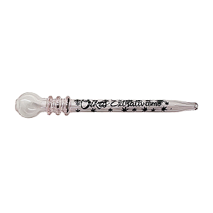Nectar de Vidro Collector Borossilicato 120x90mm Rosa Logo Preto Oikos